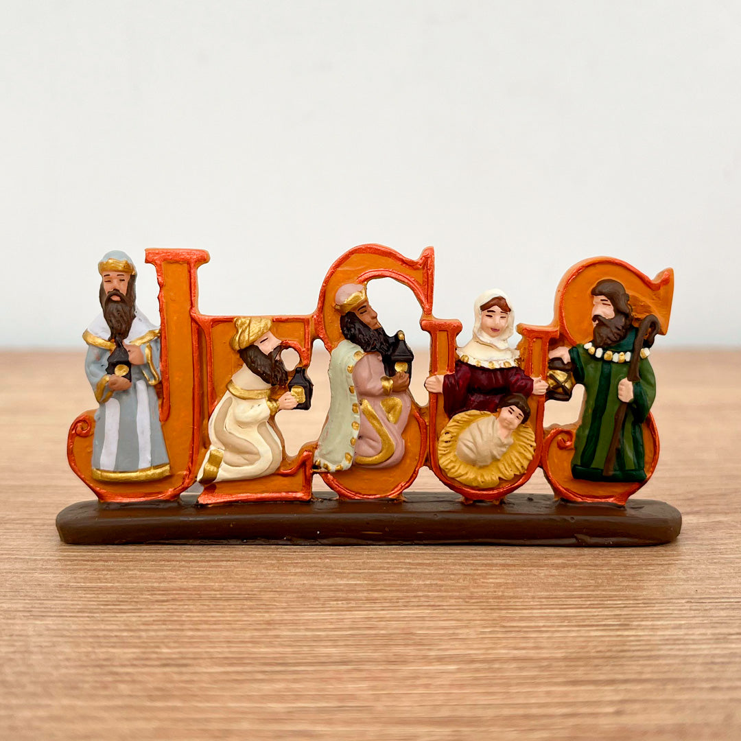 Pesebre Nacimiento Letra Jesús – VII Sacramentos Colombia