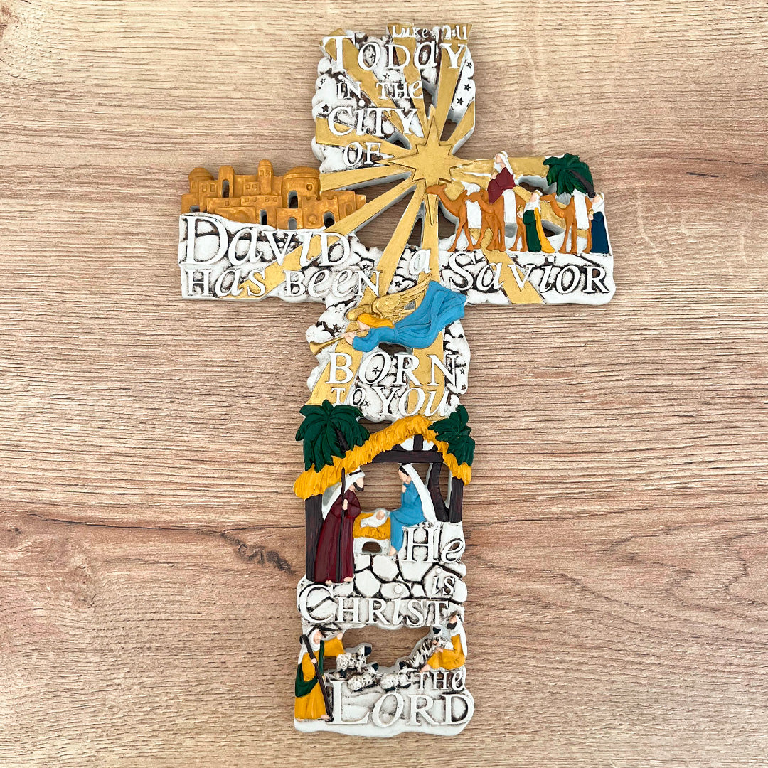 Cruz de Pared Estrella de David – VII Sacramentos Colombia