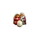 Sagrada Familia Nacimiento Pastel 4cm – Escena del Pesebre