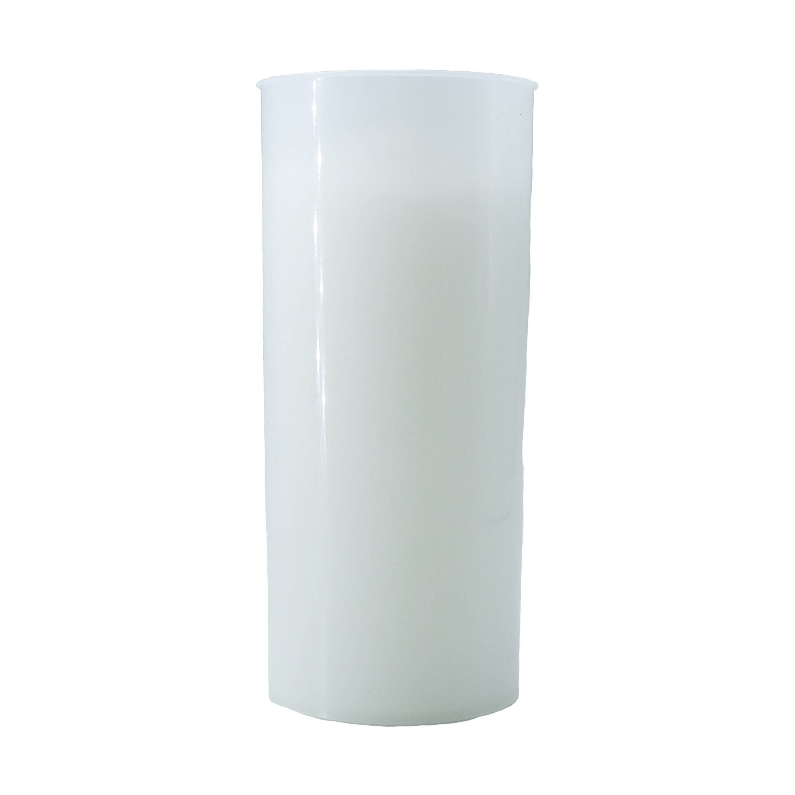 Vela Vaso Plástico Blanca – VII Sacramentos Colombia