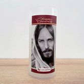Vela Vaso Plástico Con Imagen Rostro Emaus – VII Sacramentos Colombia