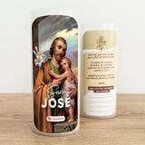 Vela Vaso Plastico San José – VII Sacramentos Colombia