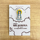 Pines Metálico Virgen de la Medalla Milagrosa Resinada – VII Sacramentos Colombia
