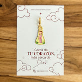 Dije o medalla de la Virgen de la Dulce espera