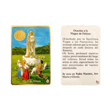 Lamina Credencial De La Virgen De Fátima