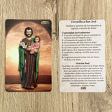 Lámina tipo credencial de San José x5 unidades