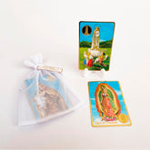 Recordatorio Lámina Tipo Credencial con Medalla x 6 Unidades