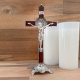 Cristo de San Benito con Base 20cm – VII Sacramentos Colombia