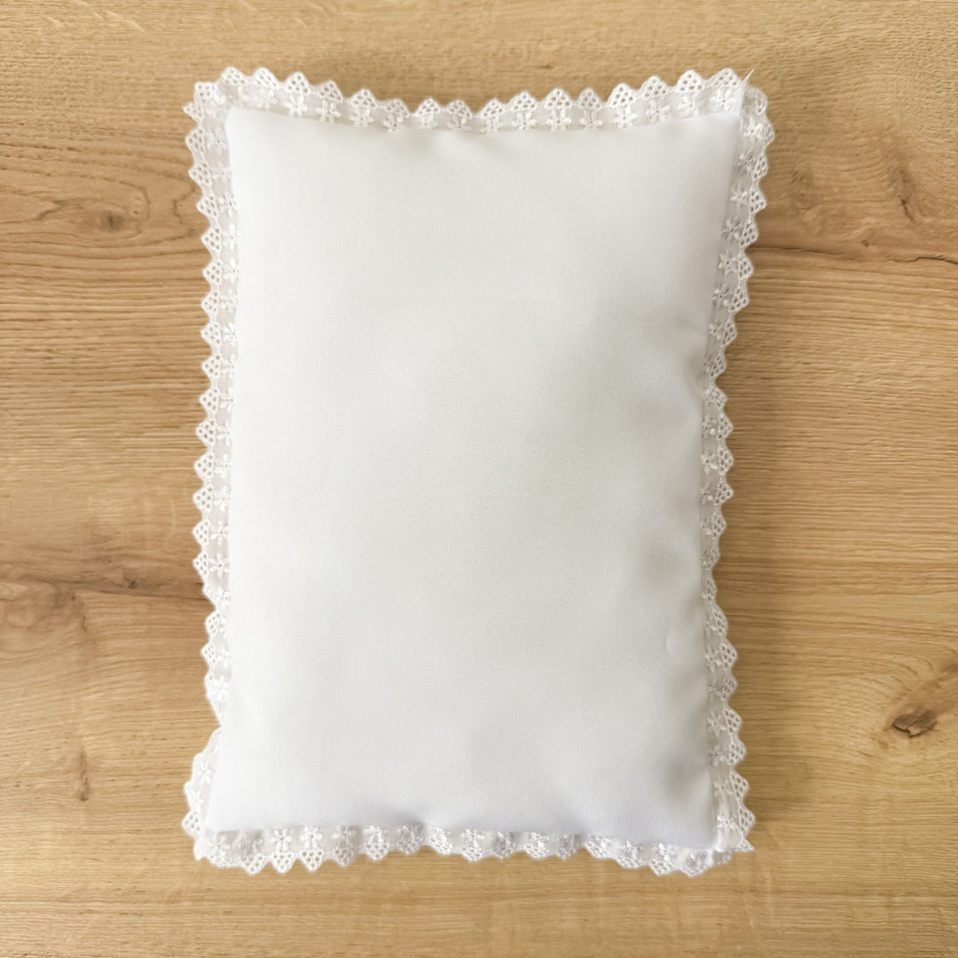 Colchón o Almohada en Tela Blanca sencillo de 20cm x 29cm – VII Sacramentos Colombia