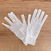 Par de Guantes Blancos para Niña de Primera Comunión