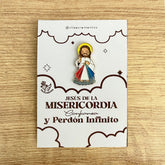 Pines Metálico Jesús de la Divina Misericordia