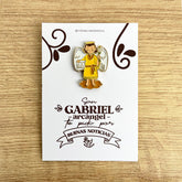 Pines Metálico San Gabriel Arcángel Resinado – VII Sacramentos Colombia