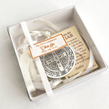 Recordatorio Kit Medalla de San Benito – Protección y Bendición del Hogar X 6Unidades – VII Sacramentos Colombia