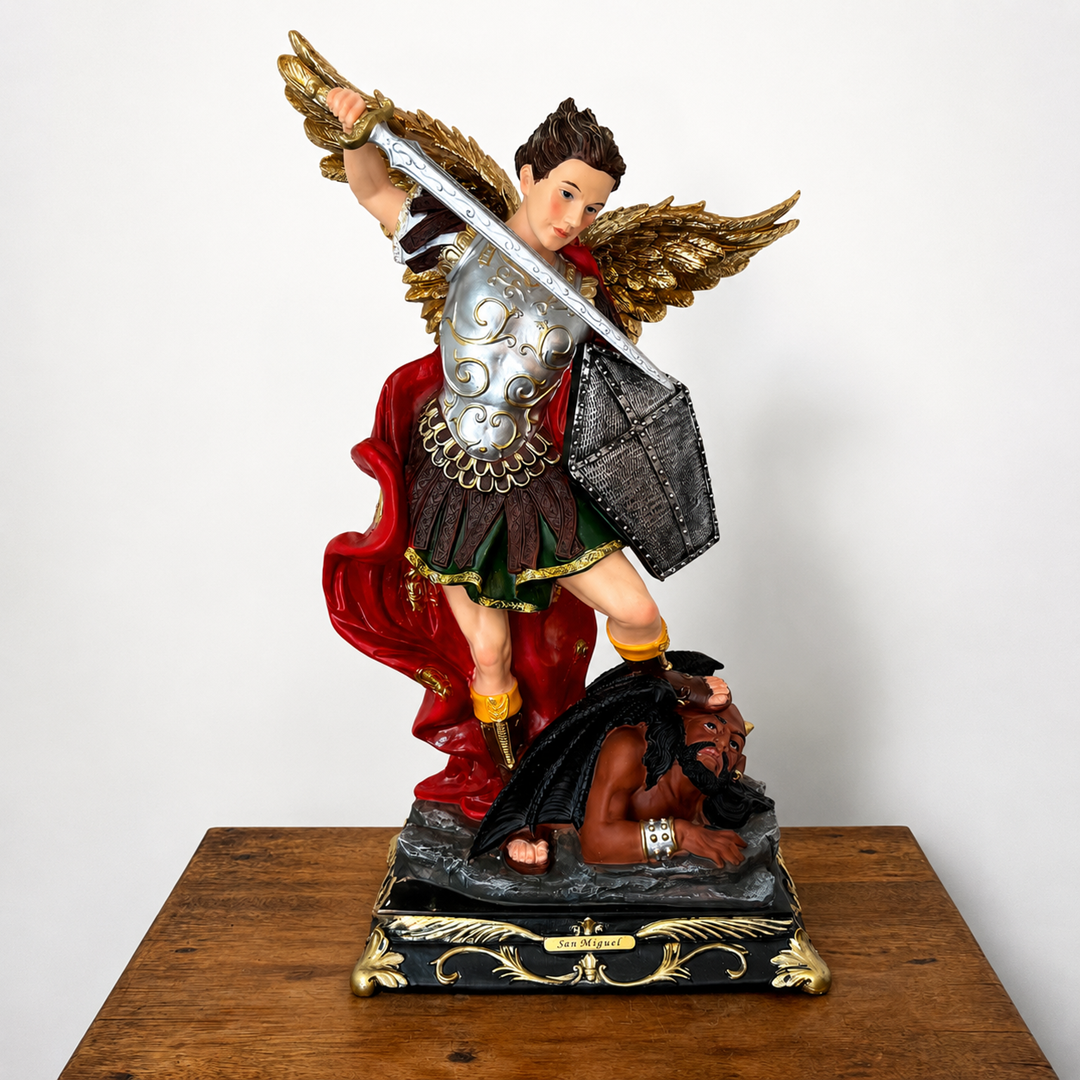 Estatua de San Miguel Arcángel 60cm – VII Sacramentos Colombia