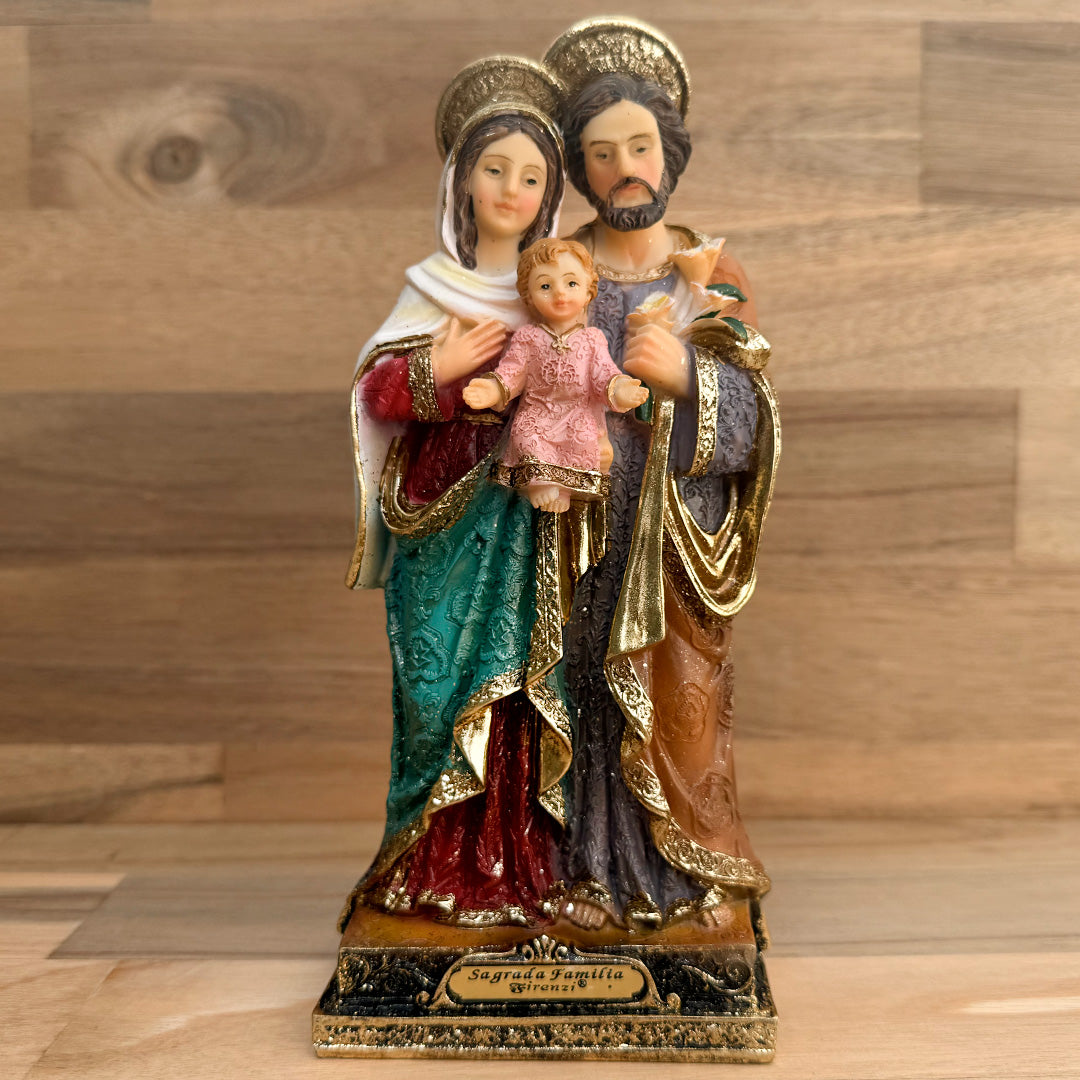 Estatua de la Sagrada Familia 20cm Dorada