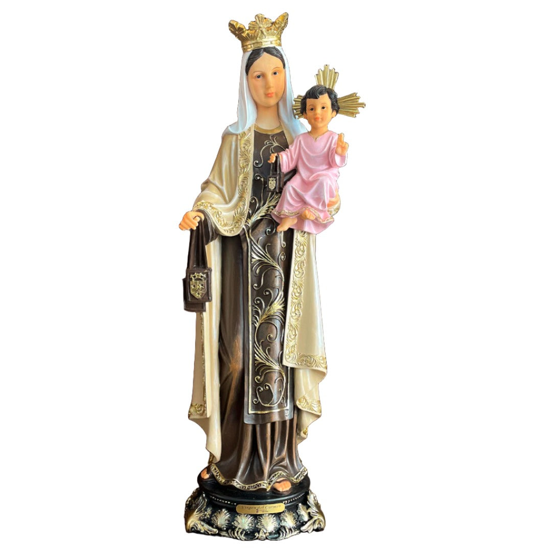 Estatua de la Virgen del Carmen 60cm