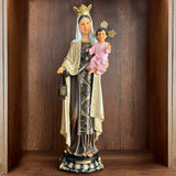 Estatua de la Virgen del Carmen 60cm