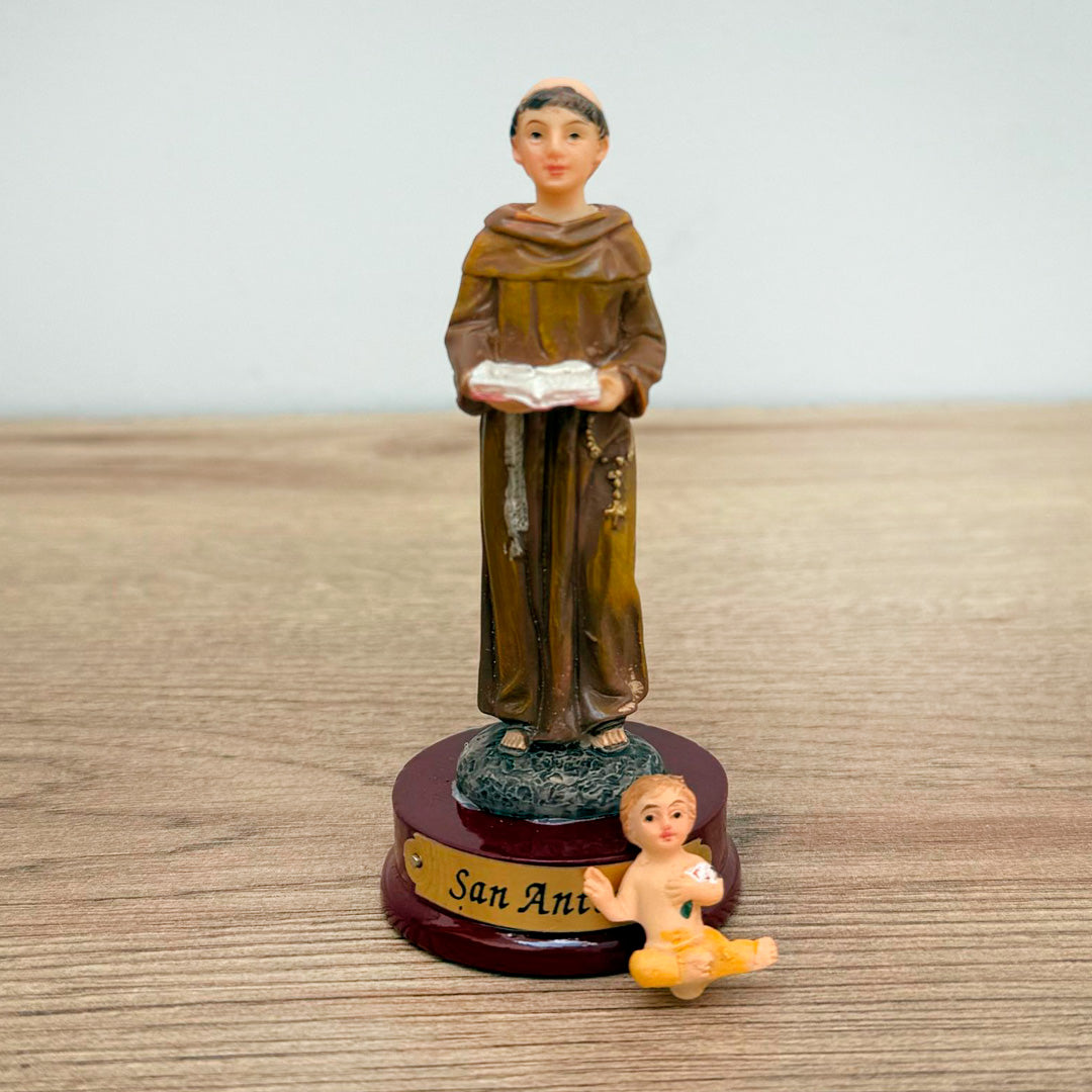 Estatua de San Antonio de Padua 9cm
