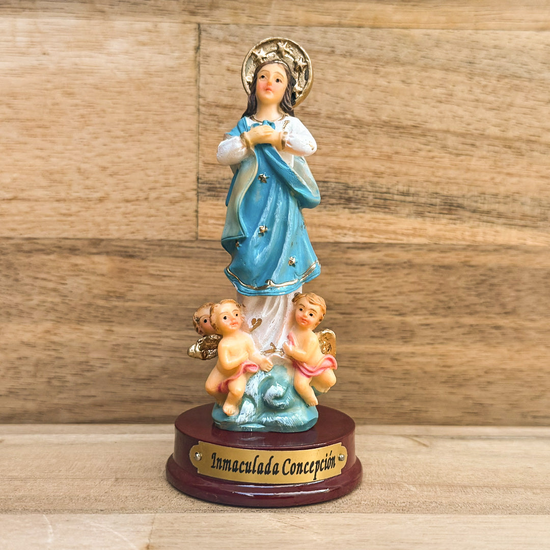 Estatua de la Virgen Inmaculada Concepción 10cm – VII Sacramentos Colombia