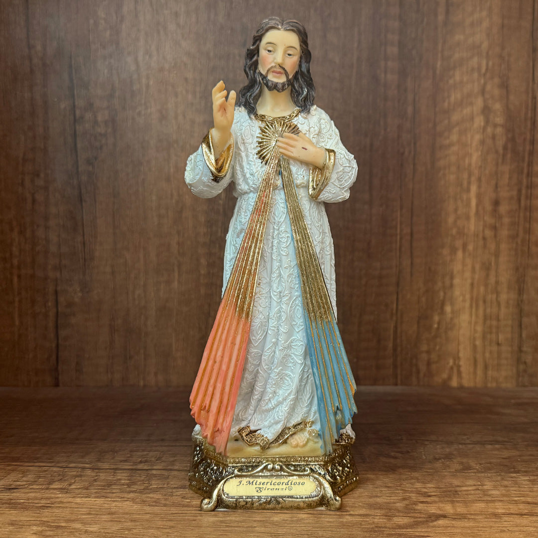 Estatua Jesús de la Misericordia 20cm Dorado – VII Sacramentos Colombia