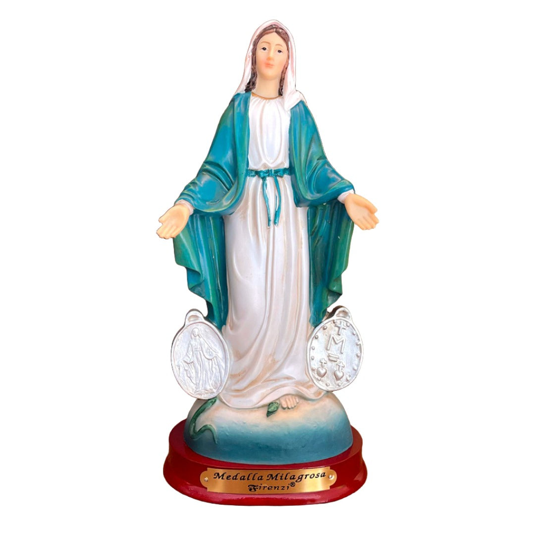 Estatua de la Virgen de la Medalla Milagrosa 20cm