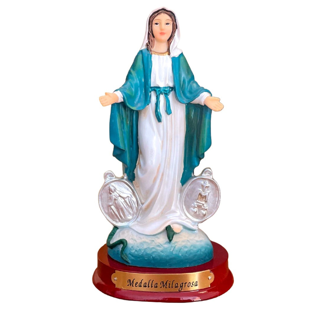 Estatua de la Virgen de la Medalla Milagrosa 12.5cm