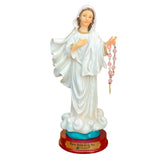 Estatua de la Virgen María Reina de la Paz 20cm