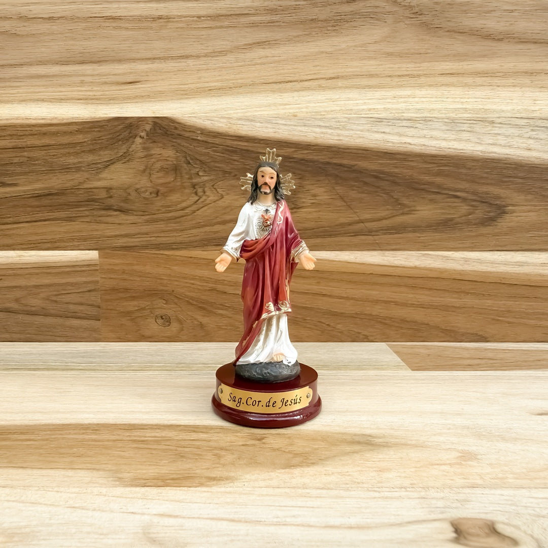 Estatua del Sagrado Corazón de Jesús 8 cm – VII Sacramentos Colombia