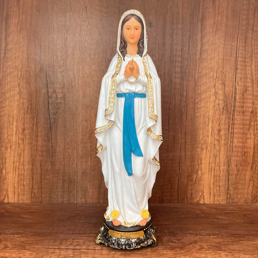 Estatua de la Virgen de Lourdes 40cm