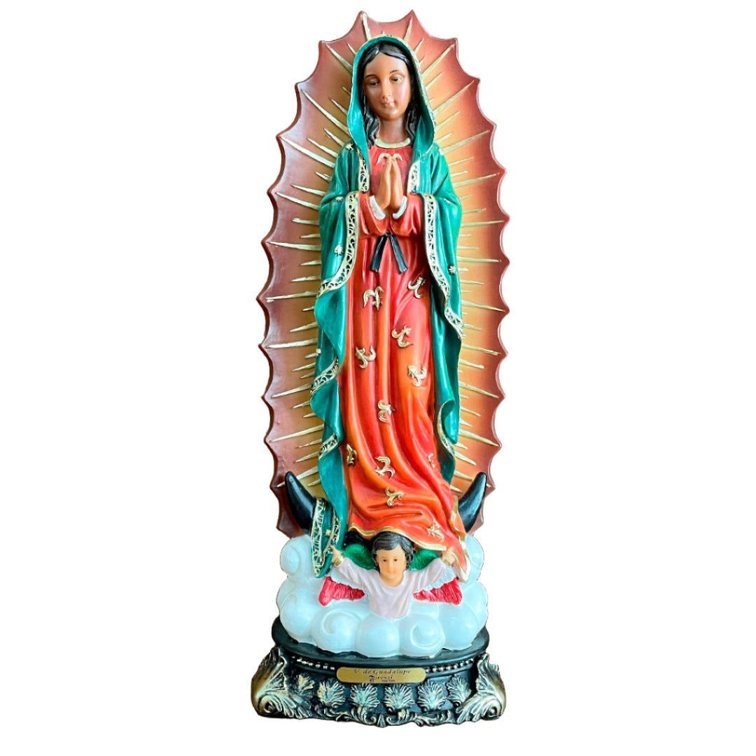 Estatua de la Virgen de Guadalupe 40cm