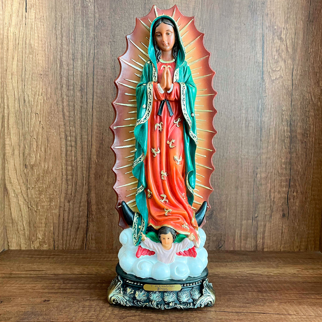 Estatua de la Virgen de Guadalupe 40cm