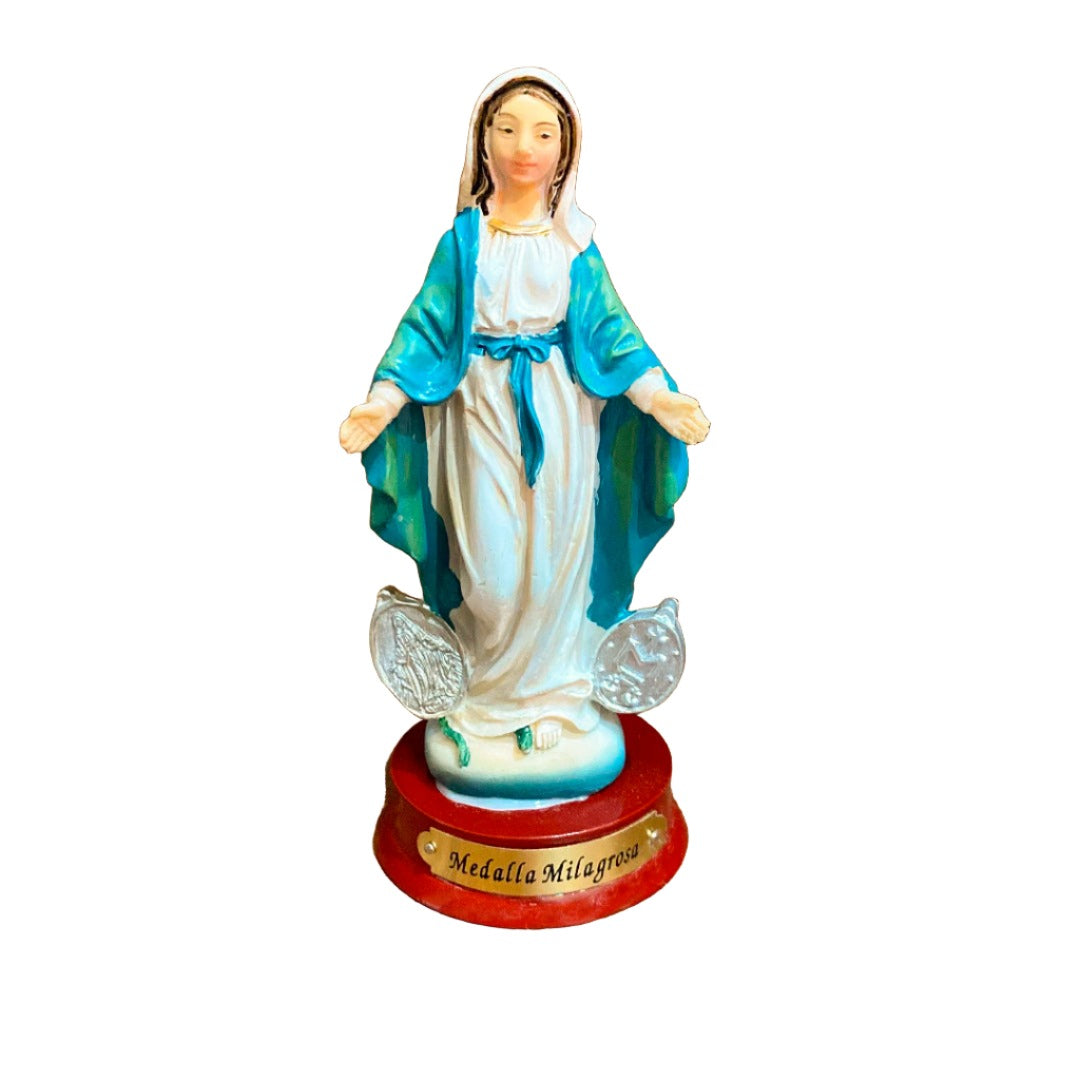 Estatua de la Virgen de la Medalla Milagrosa 10cm