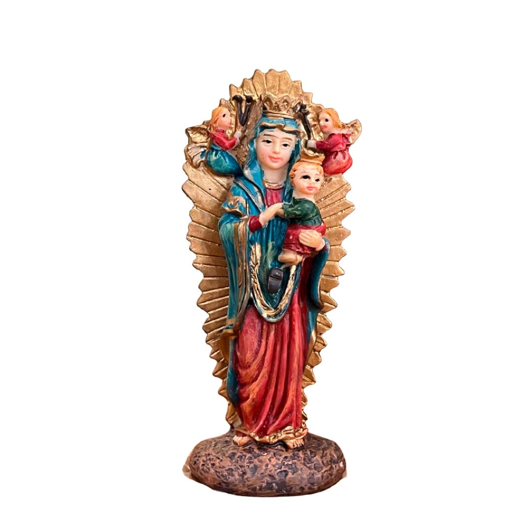 Estatua de la Virgen del Perpetuo Socorro 7cm