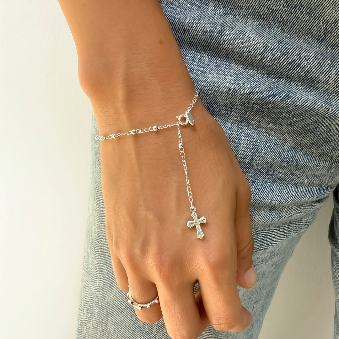 Pulsera Denario en Plata 925 – VII Sacramentos Colombia