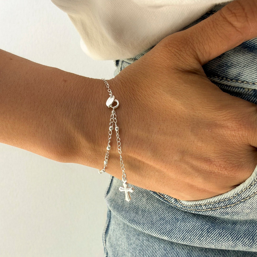 Pulsera Denario en Plata 925 – VII Sacramentos Colombia