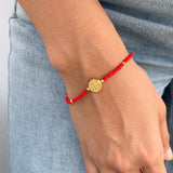 Pulsera Uni Mostacilla con Medalla de San Benito