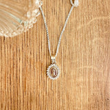 Cadena Plata Virgen de Guadalupe Engastada