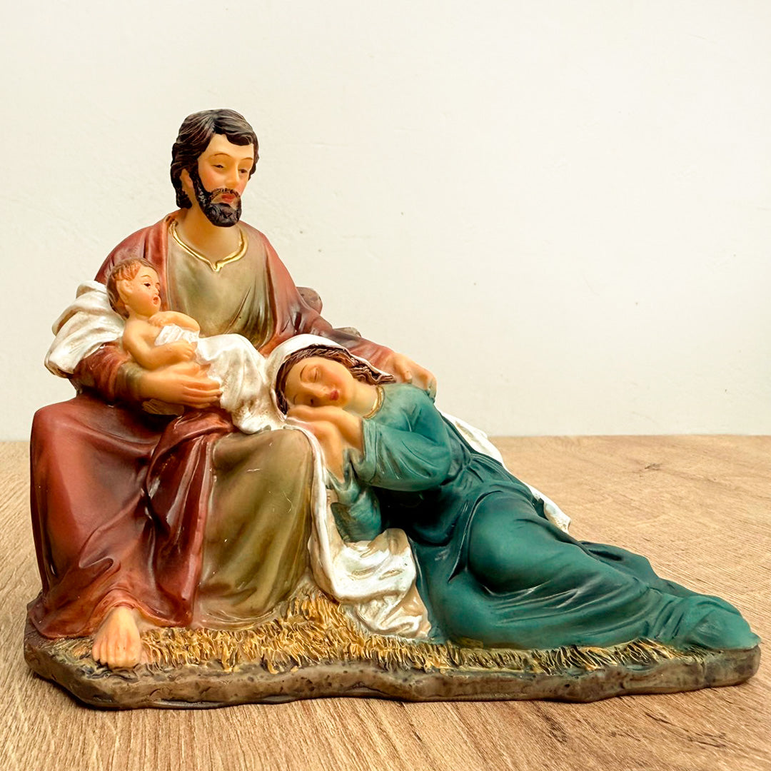 Estatua Sagrada Familia Sueño de Jesús y María 11.5 cm