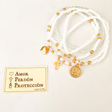 Pulseras Amor, Perdón y Protección (Set de 5)