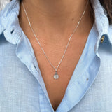Cadena de Plata 925 con Medalla Pequeña – 45 cm