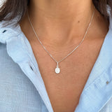 Cadena de Plata 925 con Medalla Pequeña – 45 cm