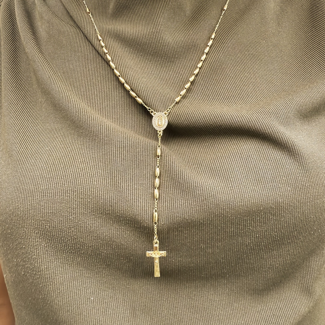 Rosario en Baño de Oro con Virgen de Guadalupe