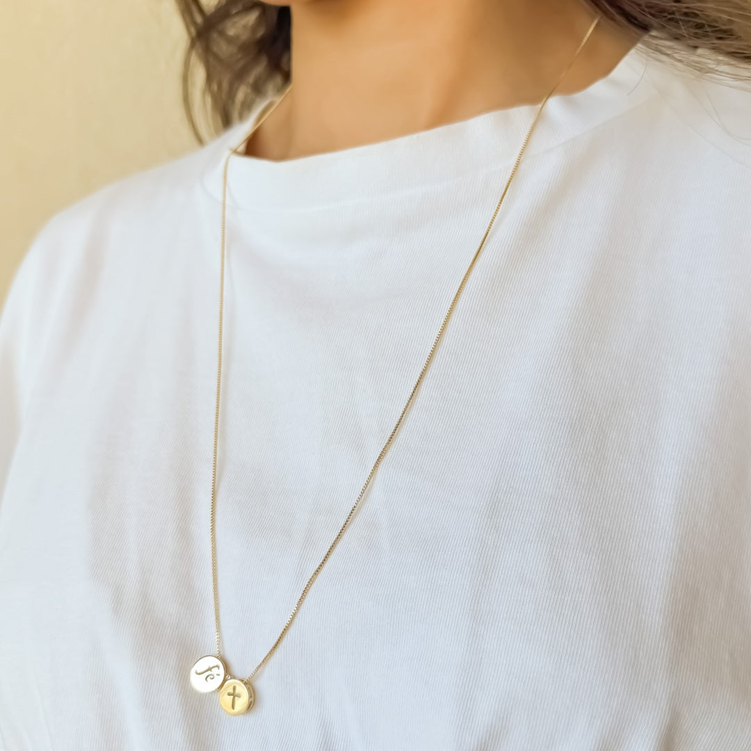 Cadena Fe Oro Laminado-VII Sacramentos Colombia