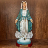 Estatua de la Virgen de la Medalla Milagrosa 30cm