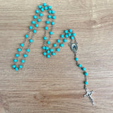 Rosario de Piedra Azul