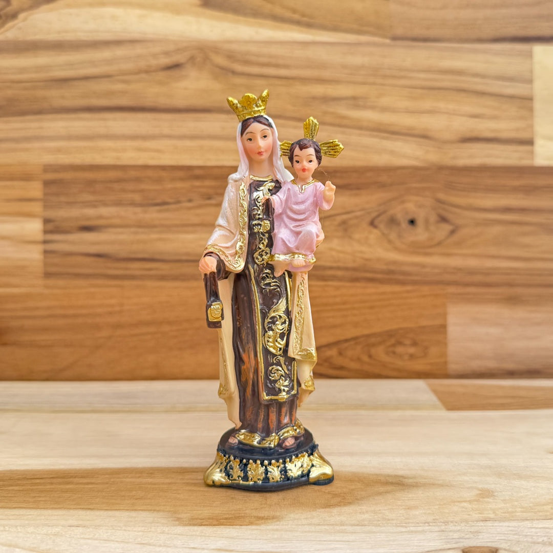 Estatua de la Virgen del Carmen 13cm – VII Sacramentos Colombia