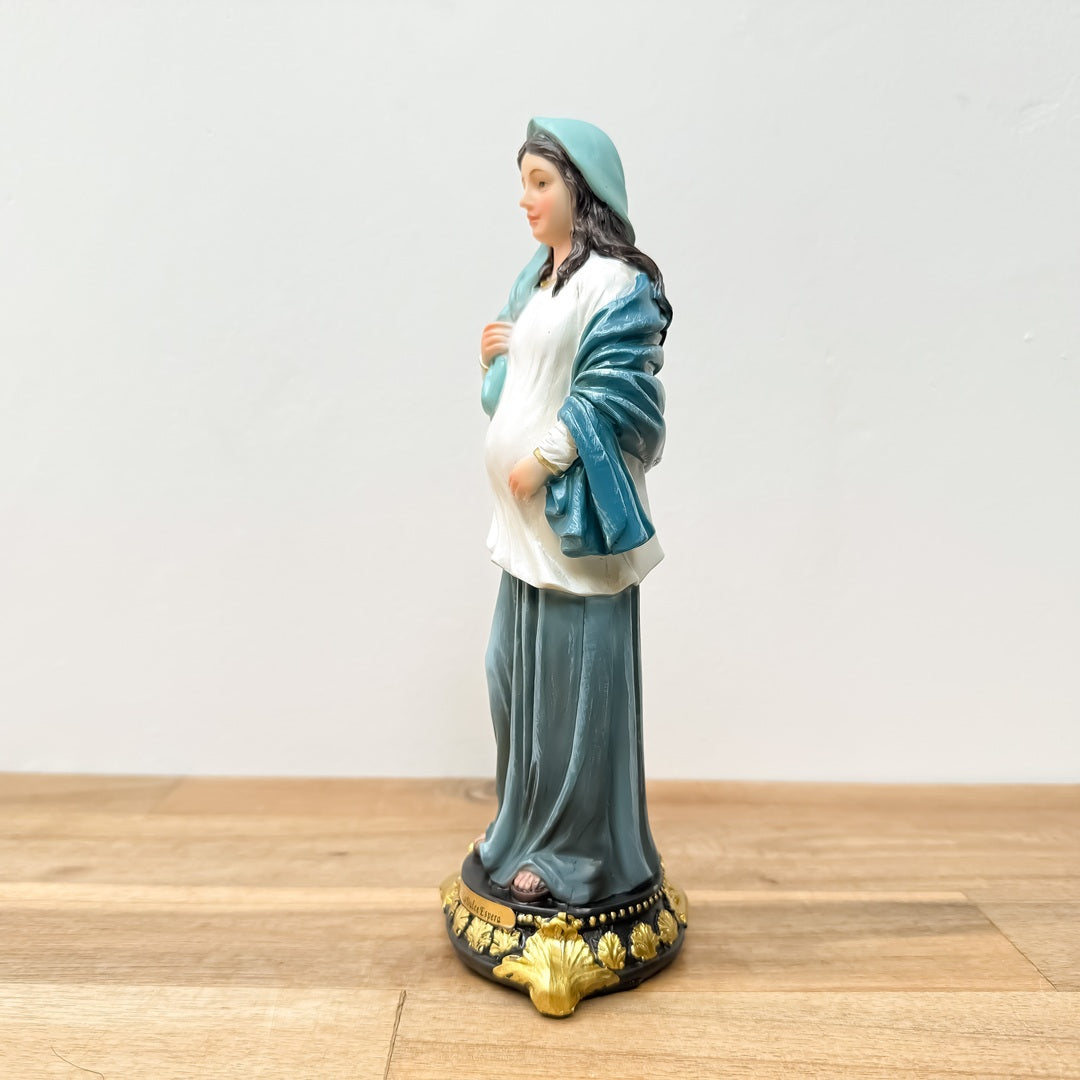 Estatua de la Virgen de la Dulce Espera 20cm – VII Sacramentos Colombia