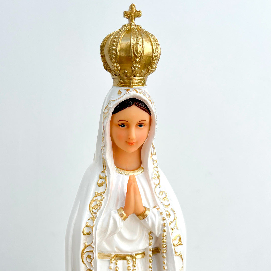 Estatua de la Virgen de Fátima 40cm