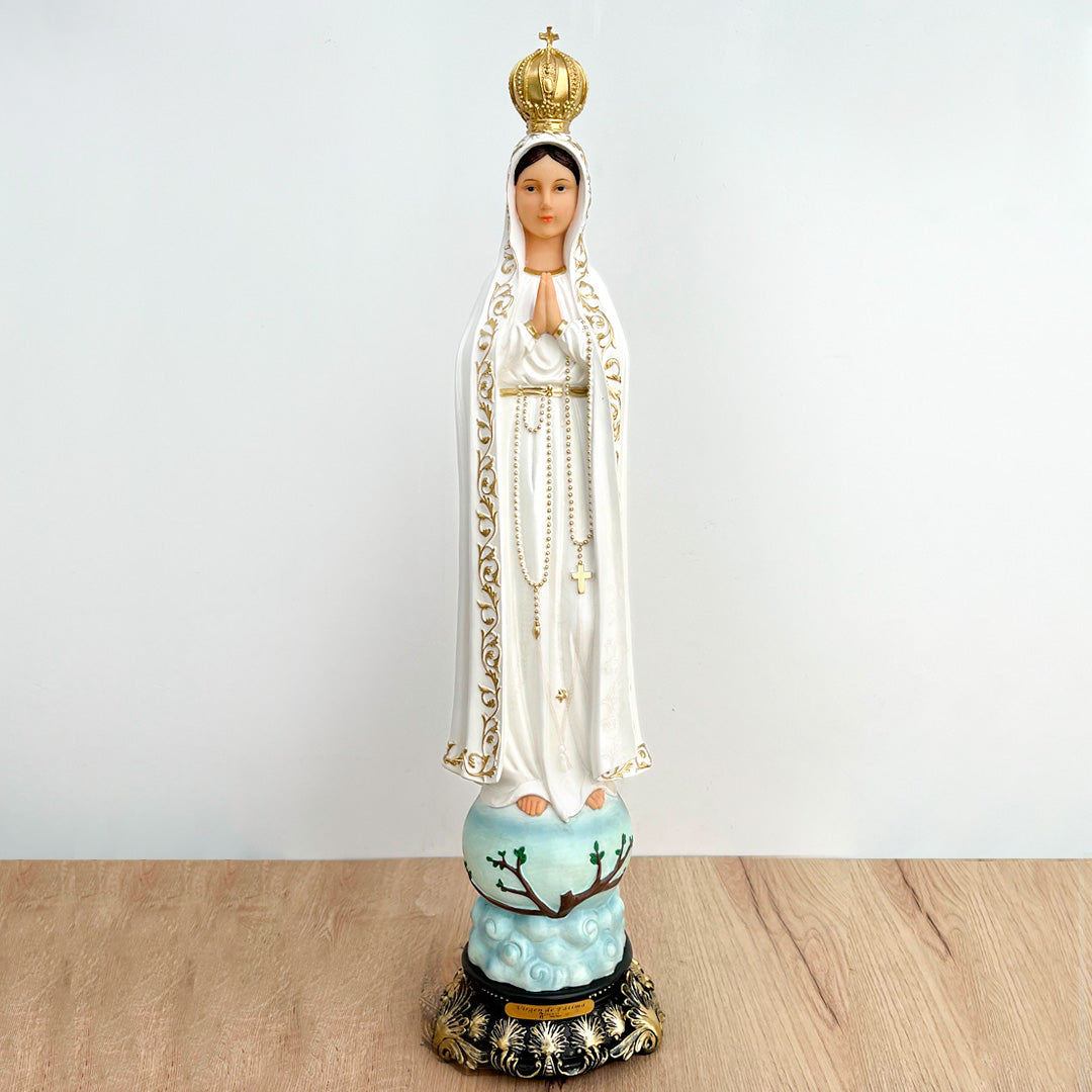 Estatua de la Virgen de Fatima 60cm