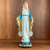 Estatua de la Virgen de la Medalla Milagrosa 40cm